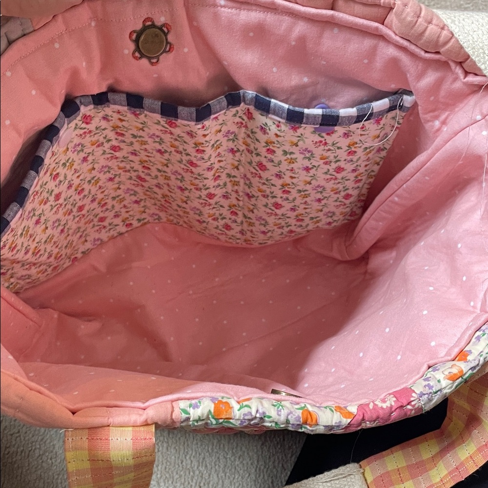 Upcycled Quilt Tote - Picture 2 of 3